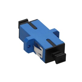 kenable SC SM Simplex Fibre Optic Patch Panel Mount Gland Coupler Single Mode SX Blue