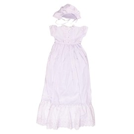 Poplin Heirloom Baptismal Gown (6-12M)