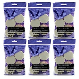 Victoria Vogue #912 Cosmetic Rounds 12 Count Regular Size (Pack of 6)