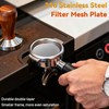3 Pack 53.3mm Stainless Steel Espresso Puck Screen Reusable 0.8mm