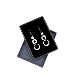 SOFIA MILANI - Women's Earrings 925 Silver - Earrings as Disc Circle - 20761, Sterling Silver, No Gemstone