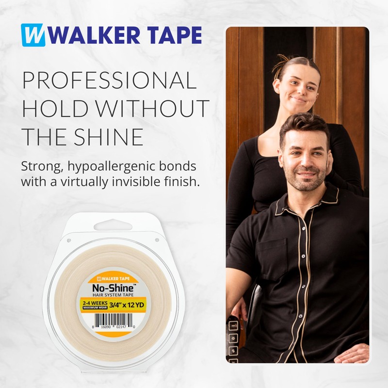 Walker Tape No-Shine Hair System Tape Roll 3/4" x 12