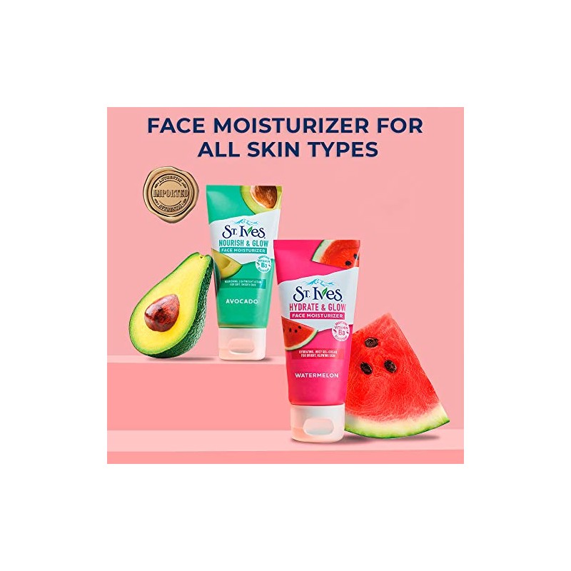 St Ives Crema Hidratante Facial, Sanda, 3Oz 85gr