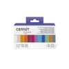 Cernit CEASS003C - Set of 12 Colours Oven Hardening Polymer