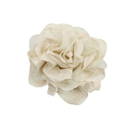 Koeistore J18 Women's Corsage, Tulle 2-Way Hair Accessory, Hair Ornament, Wedding, Coming-of-Age Ceremony, School Entrance Ceremony, Party, beige