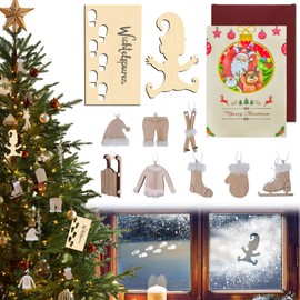 TECHEEL Gnome Stencil Footprints Gnome Footprints Stencil Gnome Accessories Footprint Gnome Stencil Window Wood Footprint Stencil for Floors, Glass Window Door Floor