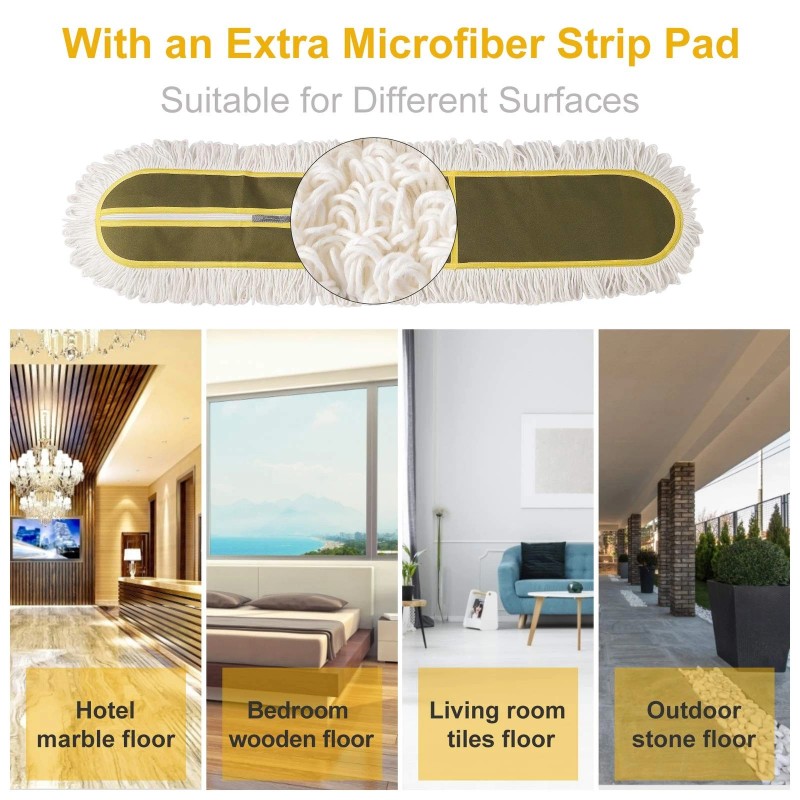 36" Commercial Dust Mops for Floor Cleaning Heavy Duty Floor