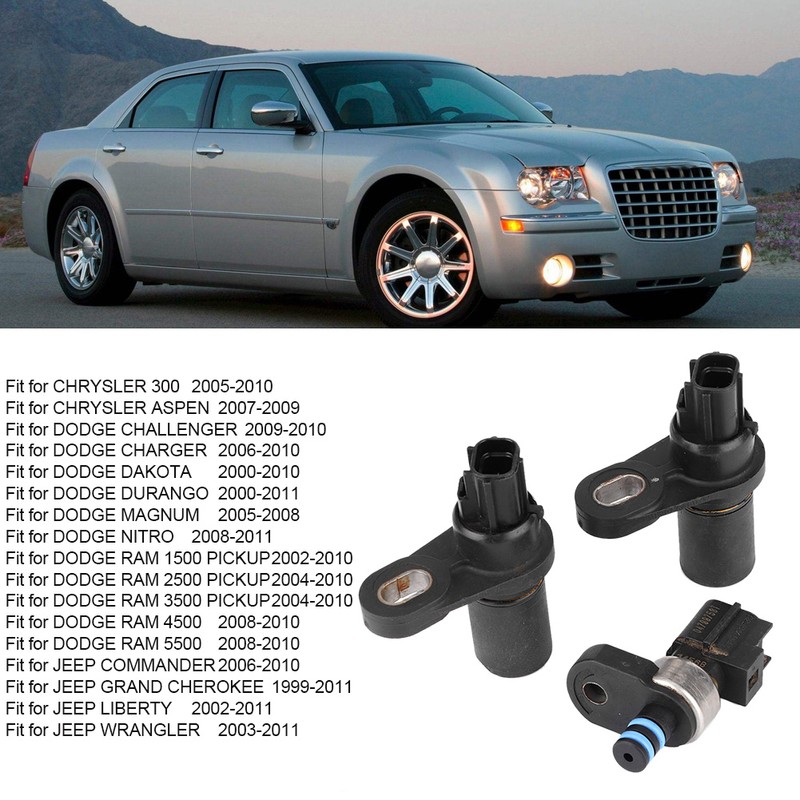 3pcs Pressure Transducer Sensor Kit Fit for CHRYSLER ASPEN/300 45RFE