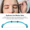 Eyebrow Line Marker Ruler Foldable Arch Microblading Eyebrow Mapping for