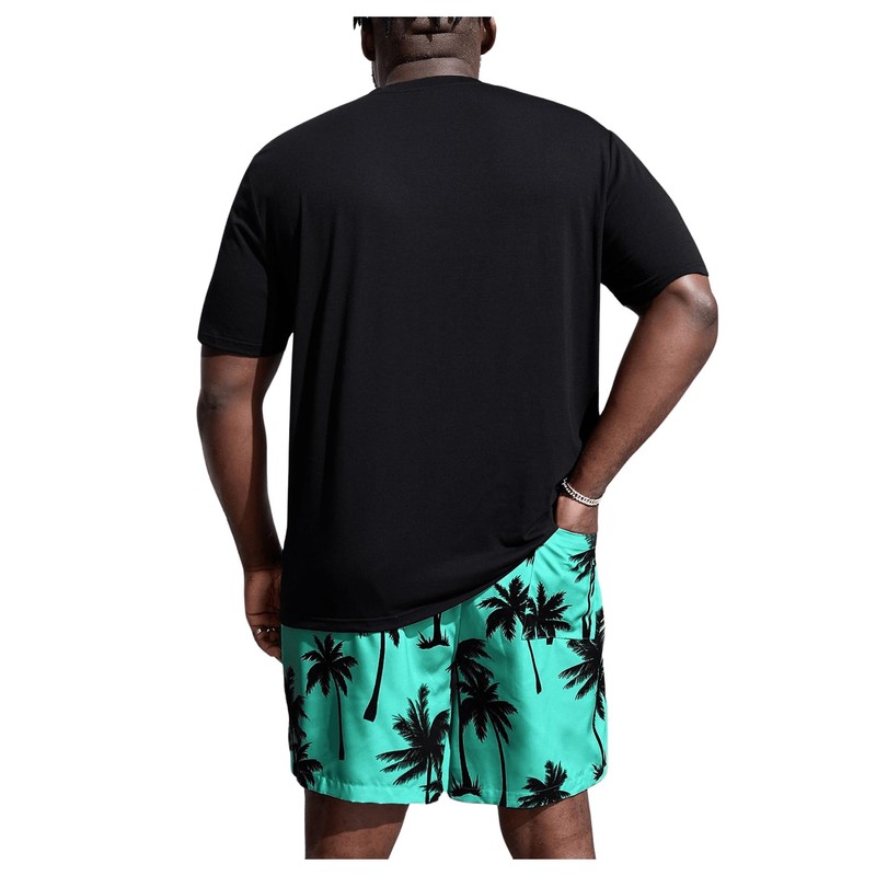 Floerns - Conjunto de 2 piezas bohemio con estampado de