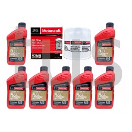 Motorcraft Full Synthetic Genuine Motorcraft Oil Change Kit for 2010-2014 Ford F150 6.2L V8