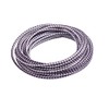 KONMAY - Cuerda de piel trenzada redonda de 4 mm,