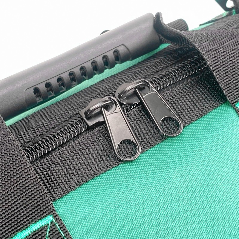Oseeny 16-inch tool box Non-slip feet adjustable shoulder strap 14