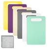 Set of 6 Plastic Chopping Boards, Non-Slip Boards, BPA-Free, Antibacterial