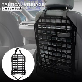 Unbranded MOLLE Panel Car Seat Back Gun Mount Cover Rack Storage Organizer Tactical Rigid