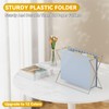 NORDUN Plastic Extra Capacity Hanging File Folder Letter Size,Heavy Duty