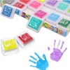 DazSpirit 24 Colours Ink Pads Set, Fingerprint Ink Pads for