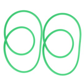 Gatuida 2pcs PU Round Belt for Clothes Dryer Low Noise Smooth Seamless Design Efficient Transmission for Dryer Drum Bearing Repair Compact Lightweight