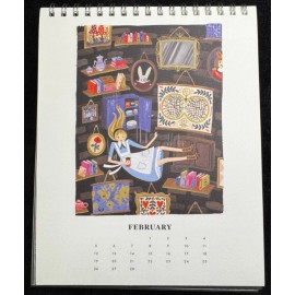 Rifle Paper Co. Limited Ed. Alice In Wonderland 2017 Desk Calendar - Great Art
