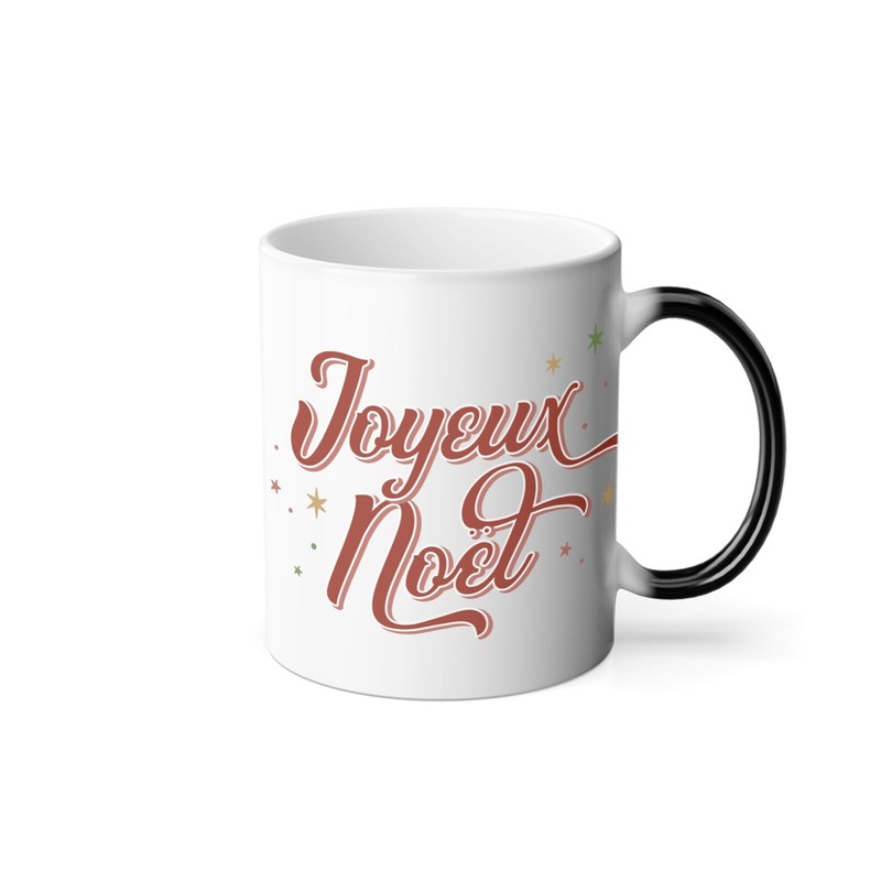 Thermoreagierende Tasse Magische Tasse – Frohe Weihnachten Winter Geschenk Weihnachtsmann