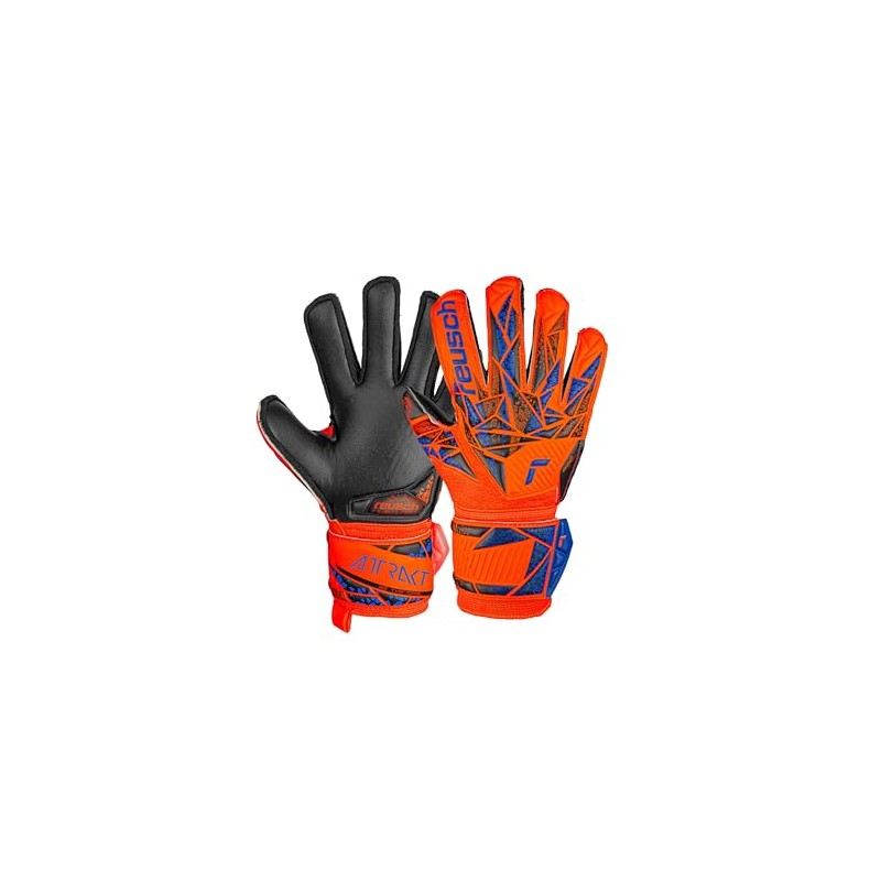 Reusch Attrakt Silver Junior Children's Goalkeeper Gloves with Expanse Cut