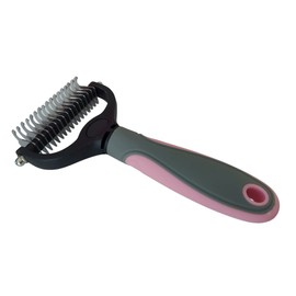 Lovelegis Brush for Dogs and Cats Hair Removal - Comb - Roller - Node Trimmers - Professional Grooming - Combing - Excess Hair - Dead Hair - Medium - Long - Short - Pink