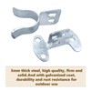 Fpz-bd Chain Link Fence Gate Latch，Wall Mount Fence Gate Latches