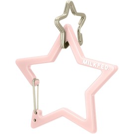 Milkfed 103211054028 Keychain Neo Star Carabiner, light pink