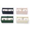 Oirlv Rectangular PU Leather Flip-Top Ring Box Storage Box for