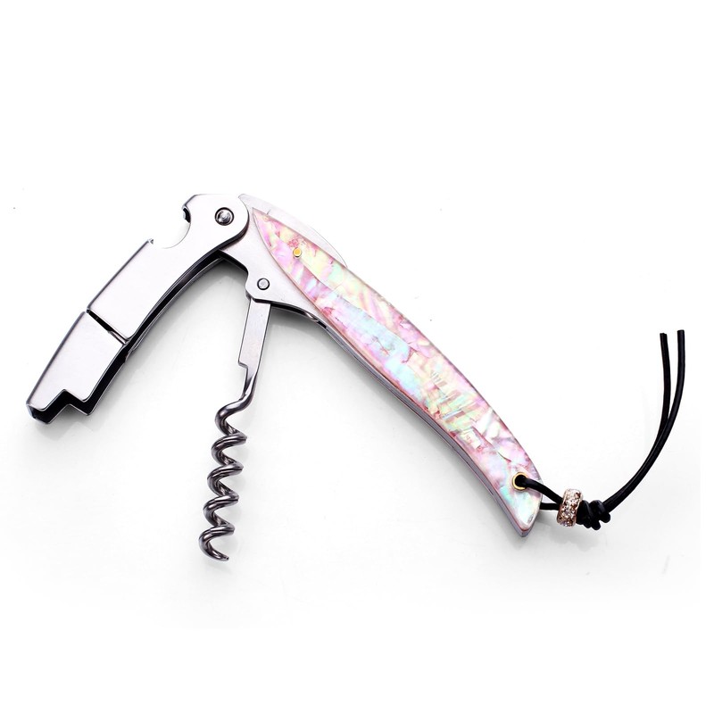 Drincarier Shell Handle Waiter Corkscrews-Wine Openers,Corkscrew Bottle Openers,3-in-1 Wine Key