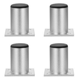 QIMEI-SHOP Furniture Leg Adjustable Cabinet Support Leg Aluminum Alloy Sofa Leg for Bed Table Desk Chair 1 Piece Load up to 50 kg 10 * 6 * 5 cm 4 Pieces