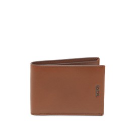 TUMI - Nassau Slim Single Billfold Wallet - Card Holder Wallet for Men & Women - RFID Wallet Protection - Nappa Leather Material - Cognac