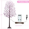 7FT Cherry Blossom Tree with 144 LED Lights, 432 Lush