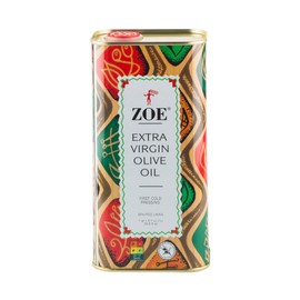 ZOE Extra Virgin Olive Oil, 1-Liter Tins (Pack of 2)
