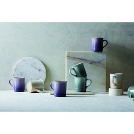 Le Creuset Stoneware Set of 4 Mugs, 14 oz. each, Sea Salt