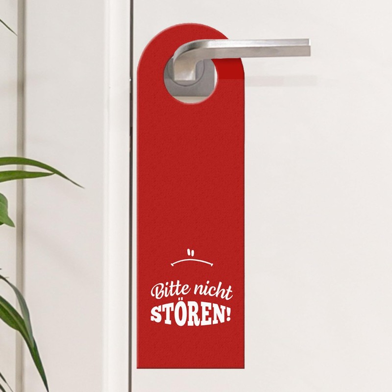 trendaffe - Do not disturb or come in door hanger