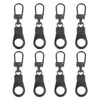 8pcs Zipper Pull Replacements, Zinc Alloy Detachable Replacement Zipper Pull