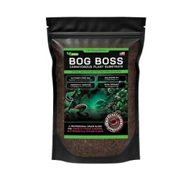 BOG BOSS - Premium Carnivorous Plant Soil Blend | Ideal for Venus Flytraps, Sundews, Nepenthes Pitcher Plants & Butterworts (2 QT's)