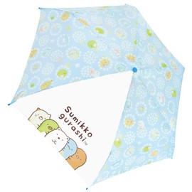 J's Planning Sumikkogurashi Folding Umbrella 53cm Flower Pattern 111512 Sumikko Oritatamu Kasa with Safety Rib