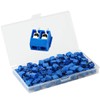 Greluma 120pcs 5mm Spacing 2 Pin PCB Screw Terminal Block