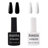 Xiaoya Duo Gel Para Uñas Blanco Y Negro Xiaoya 10ml C/u