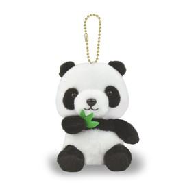 Amuse Panda Babies LMC Plush Toy with Basso, Total Length: Approx. 3.9 inches (10 cm) 703647
