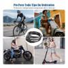 2pcs 1m Candado Cadena Contraseña Seguro Para Moto Bicicleta