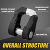 3/4" D Ring Shackle, 70000 Lbs Break Strength, Clevis Shackle
