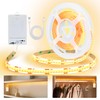 OMIKA COB Motion Sensor Light Strip Indoor, 6.56ft 640LEDs 2700K