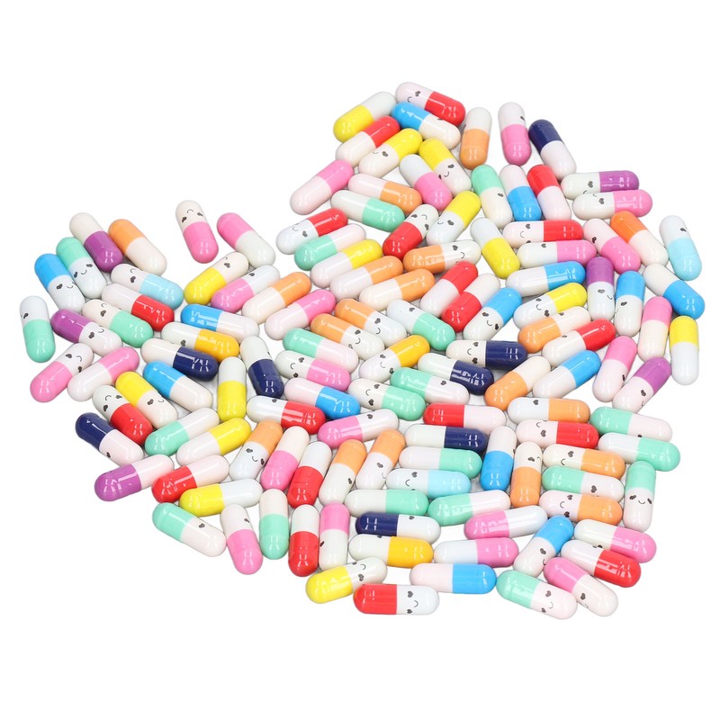 370Pcs Message Capsules Deliver Message Cute Patterns Cute Love Capsules
