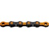 KMC DLC12 Waxed 12 Speed Chain, Black/Orange, 126 Link