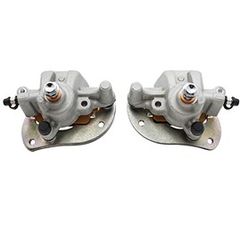 M MATI Rear Left & Right Brake Caliper for Yamaha ATV Grizzly 550 YFM550 2009-2014 Grizzly 700 YFM700 2007-2020 with Pads 3B4-2580V-11-00 3B4-2580W-11-00