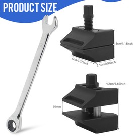 UESDU Federbein Spreizer, Spreizwerkzeug KFZ Achsschenkel Abzieher mit Ratschenschlüssel Stahlmaterial Traggelenk Abzieher Universell Achsschenkel Abzieher für Meisten Fahrzeuge Federbein