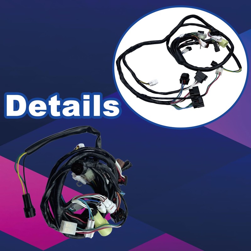 Main Electrical Wiring Wire Harness& Stator & Starter Relay Fits